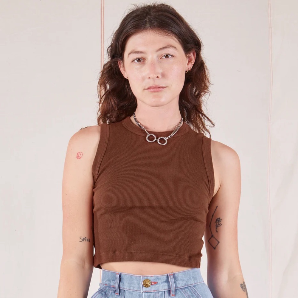 Big Bud Press Muscle Tee in Fudgesicle Brown, small